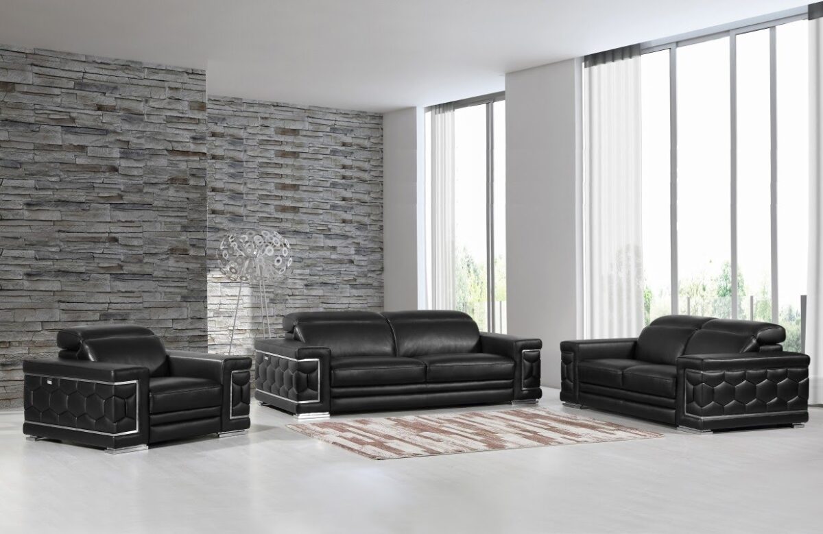 "ILESANMI IX" Series Premium Elite 7 Seater  Leather Sofa Set (3+2+1+1 Seaters ) - Image 2