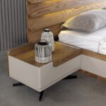 """"Morning Dew IX""""" Series  Premium Elite 6ft by 6ft KingSize Bedframe + 2 Bedsides (with inbuilt lights) - Image 4
