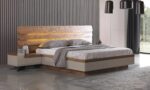 """"Morning Dew IX""""" Series  Premium Elite 6ft by 6ft KingSize Bedframe + 2 Bedsides (with inbuilt lights)
