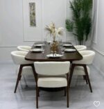 """""Magnetic Series IV""""" Premier Fabric 6 Seater Dining set - Image 4