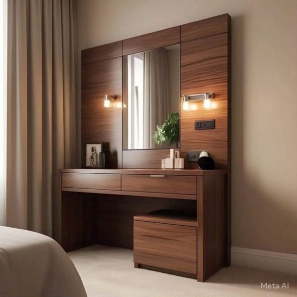 "Truth Series 008" Premium Dresser Set (with stool and lights ))