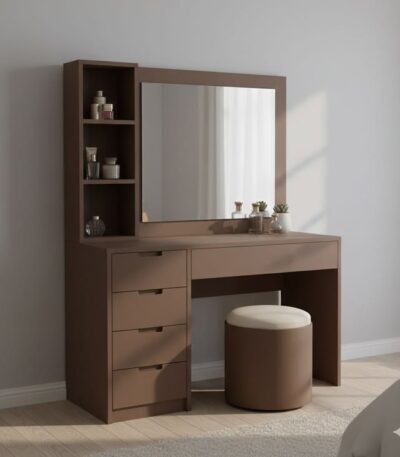 “Truth Series 009” Premium Dresser Set (with stool) Bedroom Largelife Furnitures