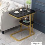 Side stools 001 Series  (Metal frame with real marble stone)