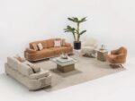 """"""Congratulations Series IV""""""  Premium Fabrics 7 seater Sofa Set (3+2+1+1) Seaters - Image 6