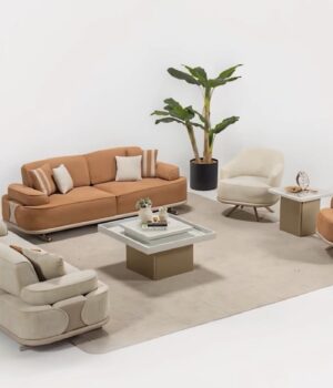 “”””””Congratulations Series IV””””””  Premium Fabrics 7 seater Sofa Set (3+2+1+1) Seaters Living Room Largelife Furnitures
