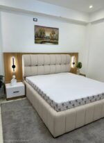 """"""Olaniyan IV Series"""""  Premium 6ft by 6ft Kingsize Bedframe + 2 bedsides (plus lights )