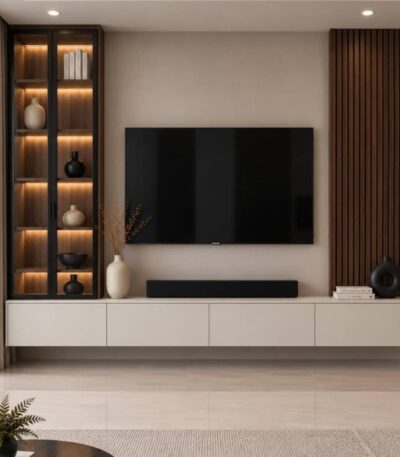 “Nathan series” 8ft by 8ft TV Entertainment unit Living Room Largelife Furnitures