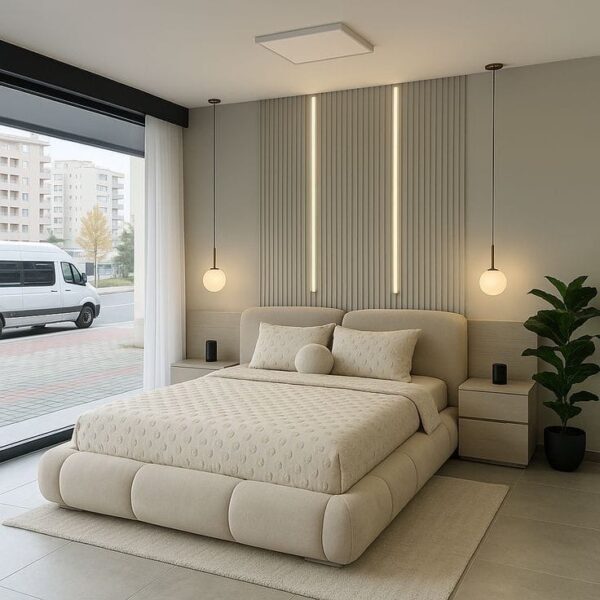 Mercy Series IX Premium 6ft by 6ft King size Bedframe + 2 bedsides