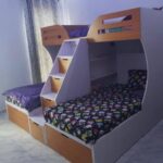 Sunlight IV Series Premium multi storage 3 in 1 bunk bed frame