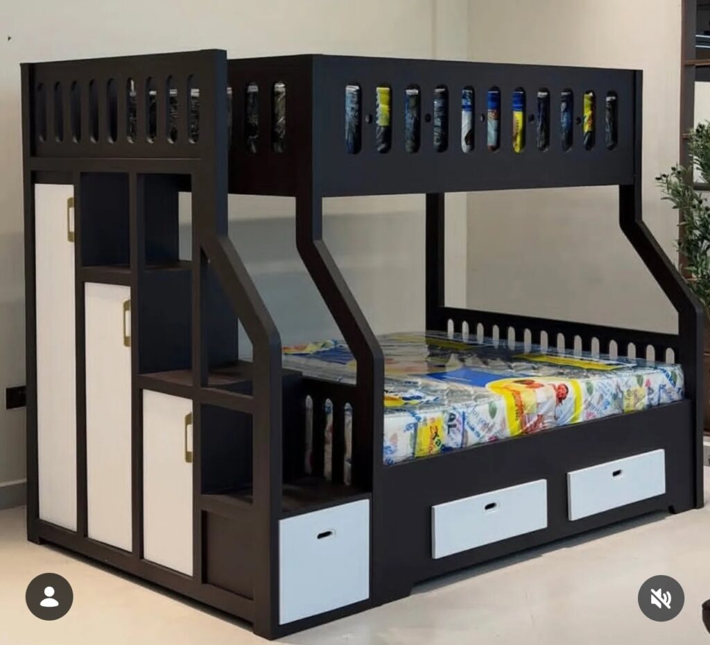 Endurance IX Series 2 in 1 Multi storage  Bunk Bedframe Baby and Kid's Largelife Furnitures