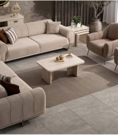 “Eliana’s series” premium fabric 7 seater sofa (3+2+1+1 sofa set) Living Room Largelife Furnitures