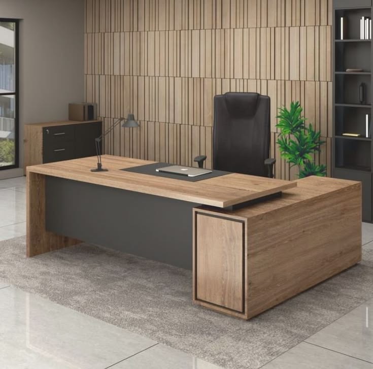 Avalon 5ft by 4ft office table with mobile drawers Office Largelife Furnitures