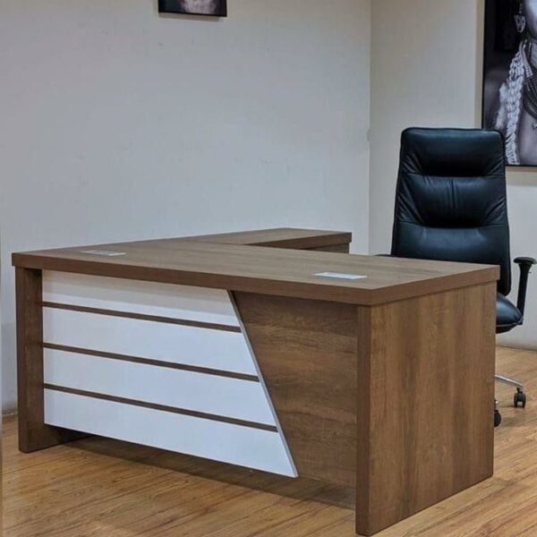 Serenity 5ft by 4ft Office Table with Mobile Drawer